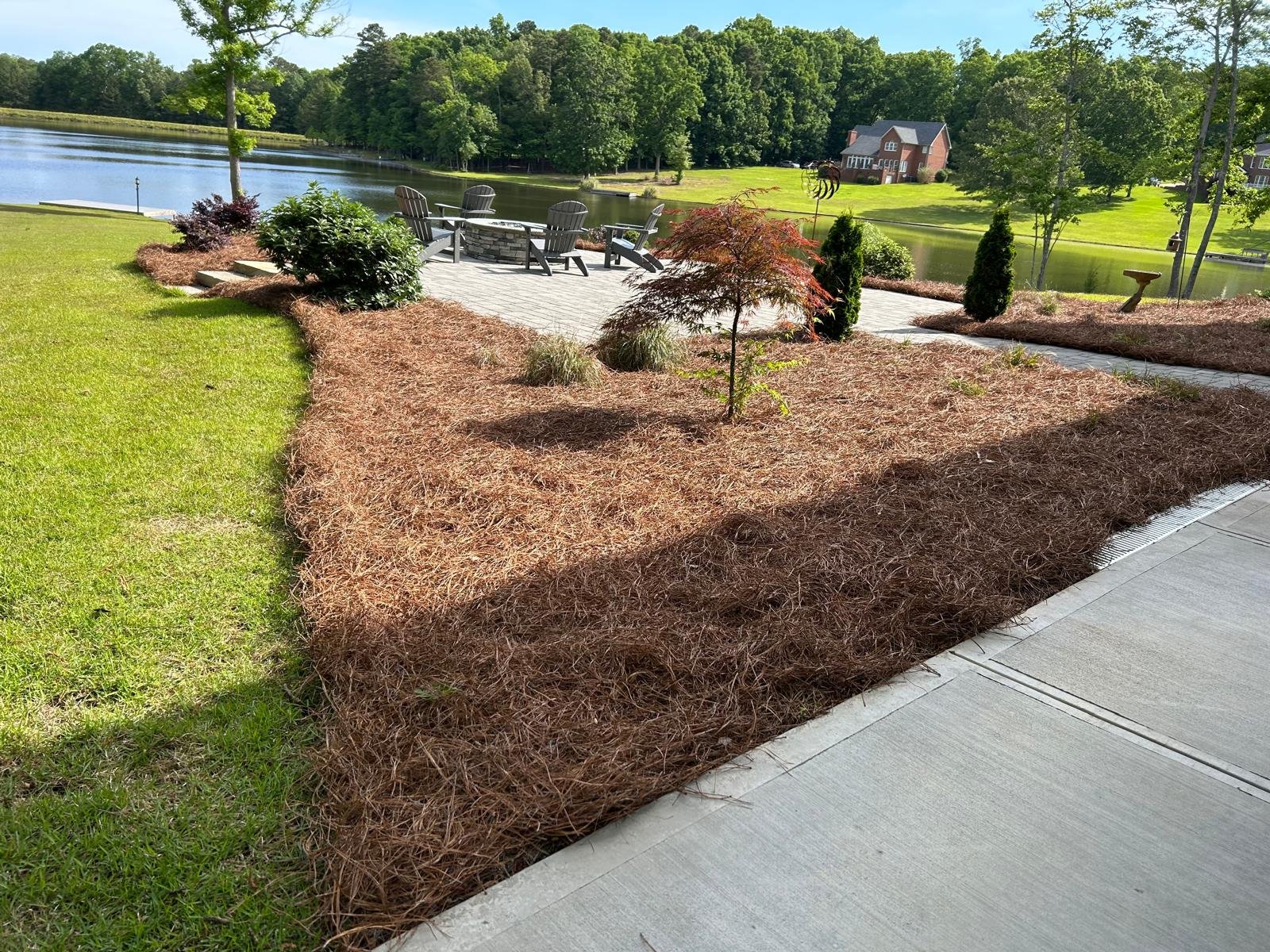 Cleaned outdoor surfaces