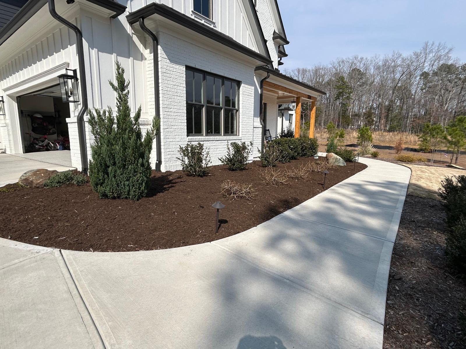 Cleaned outdoor surfaces