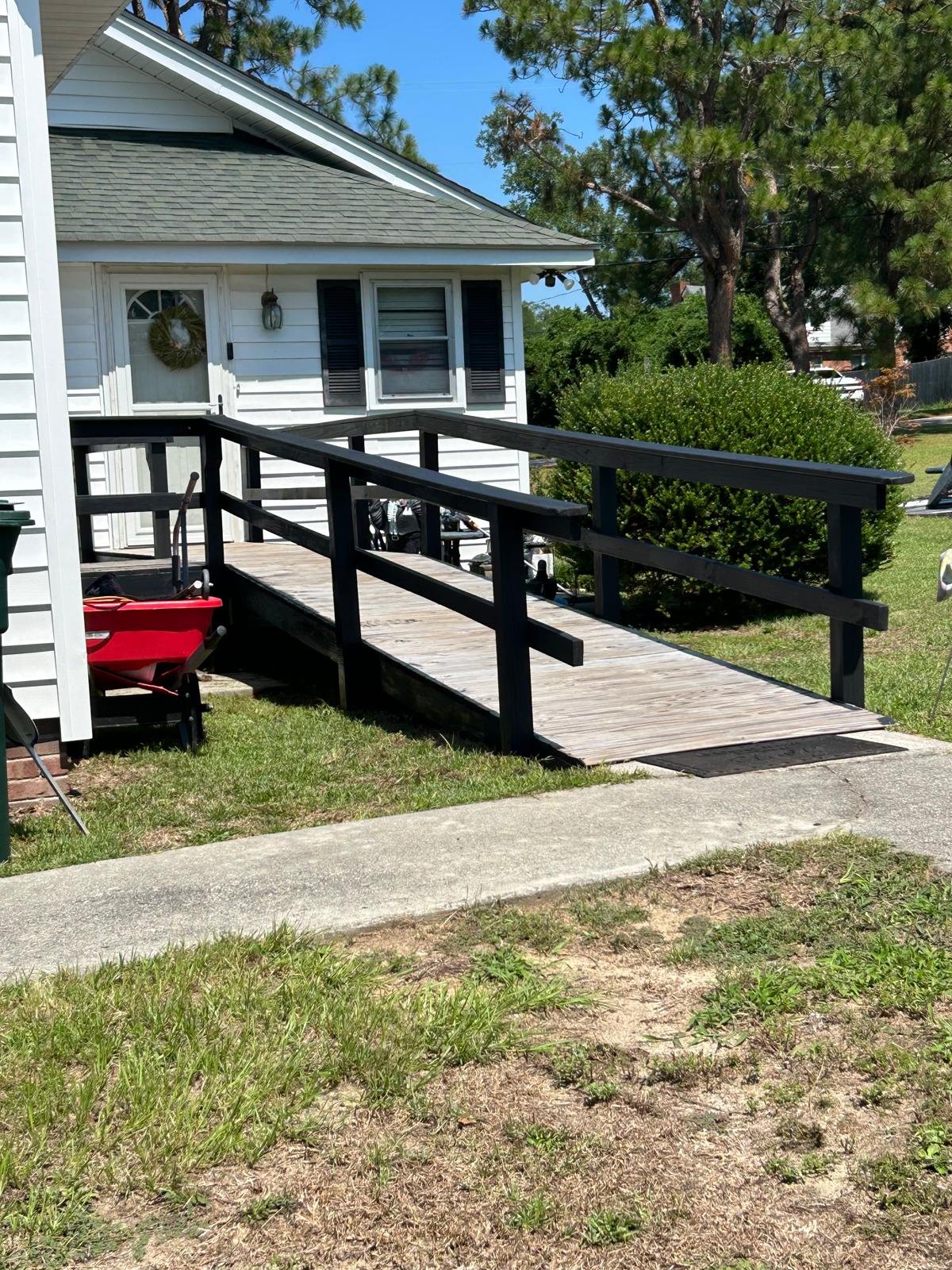 Outdoor space transformation