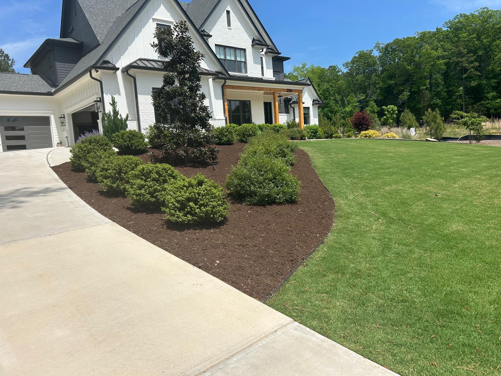 Outdoor space transformation