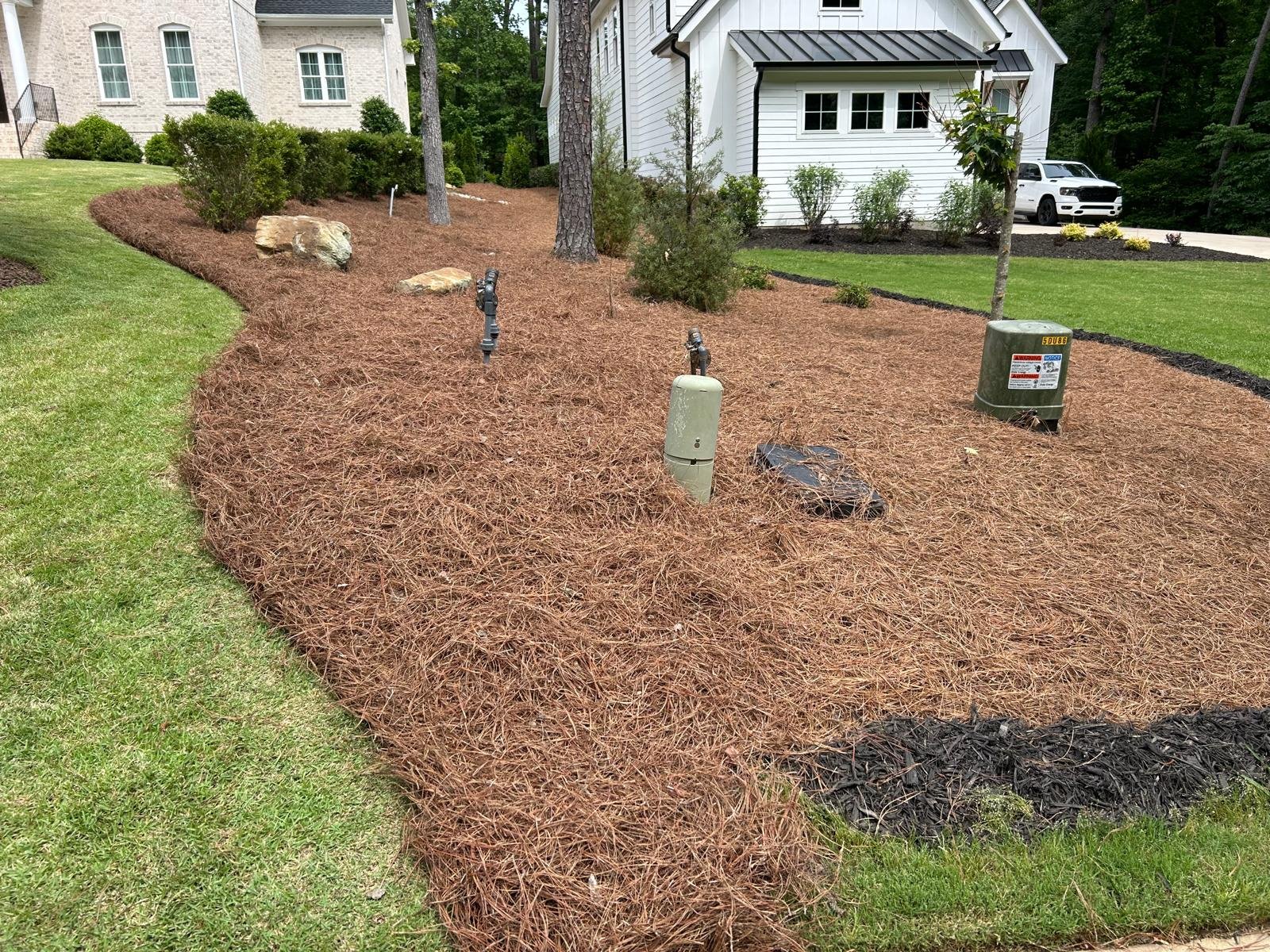 Professional lawn maintenance results